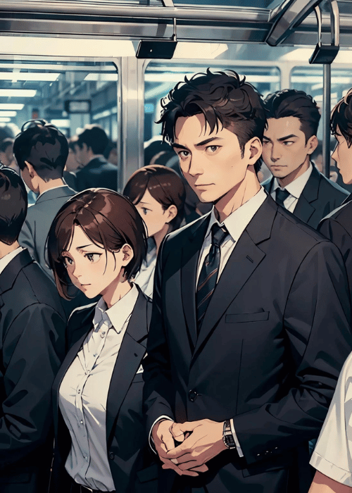 男の門・禁断の体験談【ゲイAIエロアニメ】露出リーマン