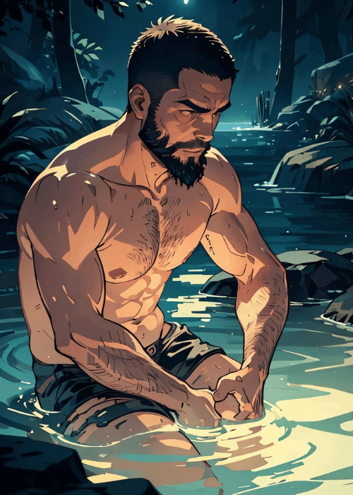 男の門・禁断の体験談【ゲイAIエロアニメ】中東の男