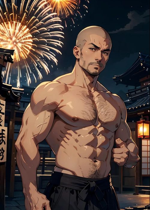 男の門・禁断の体験談【ゲイAIエロアニメ】祭りの帰り道