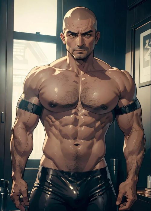 男の門・禁断の体験談【ゲイAIエロアニメ】「レザー兄貴」