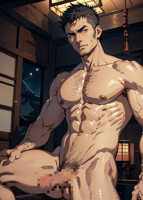 【男の門・禁断の体験談】ゲイAIエロアニメ「花火と男」