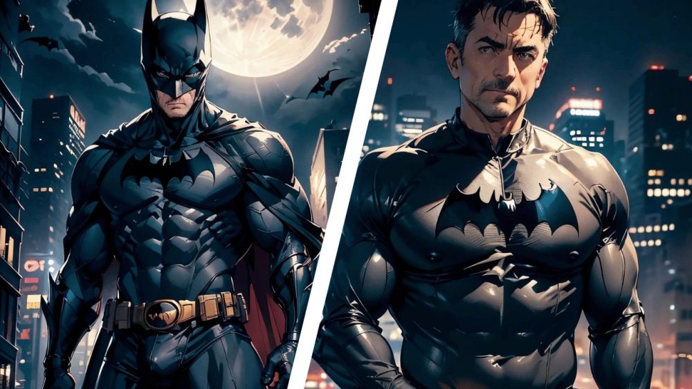 【男の門】ゲイAIエロアニメ「バットマンのコスプレ親父」