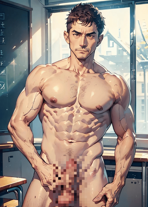 【男の門・禁断の体験談】ゲイAIエロアニメ「男性教師」