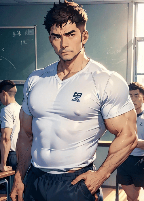 【男の門・禁断の体験談】ゲイAIエロアニメ「男性教師」