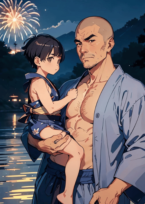 【男の門・禁断の体験談】ゲイAIエロアニメ「夏の宵」