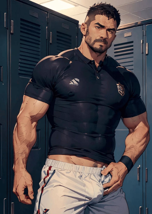 【男の門・禁断の体験談】ゲイAIエロアニメ「ラグビー選手」