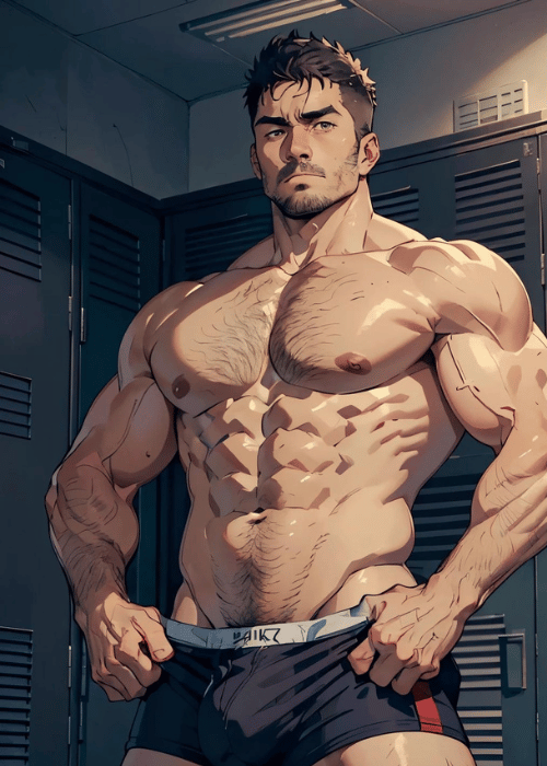 【男の門・禁断の体験談】ゲイAIエロアニメ「ラグビー選手」