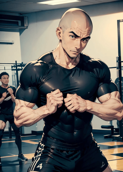 【男の門・禁断の体験談】ゲイAIエロアニメ「自衛隊の坊主隊員」