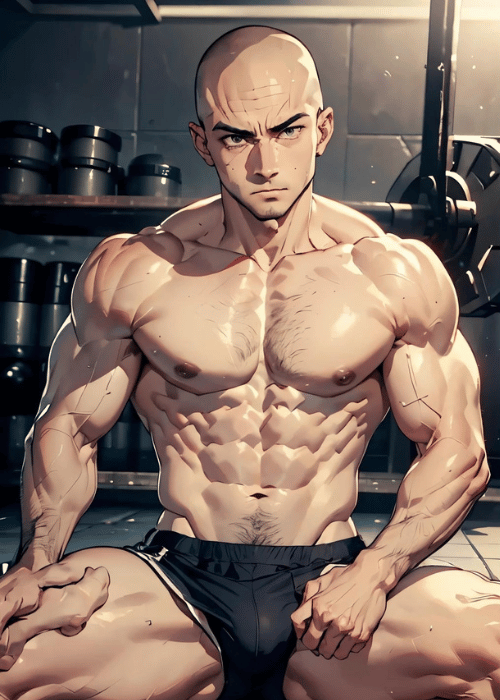 【男の門・禁断の体験談】ゲイAIエロアニメ「自衛隊の坊主隊員」