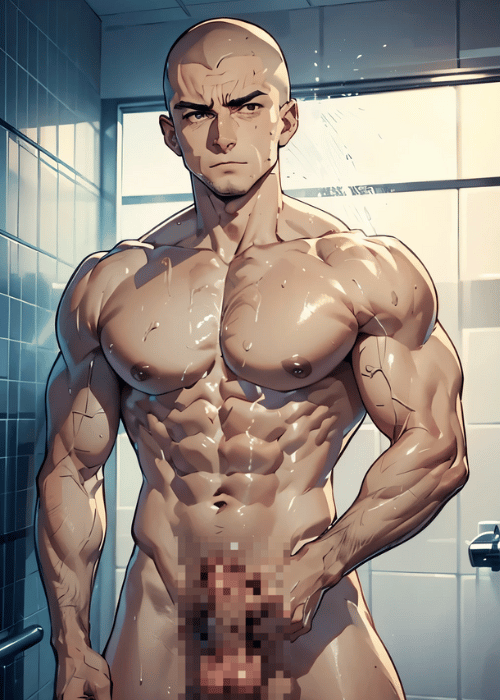 【男の門・禁断の体験談】ゲイAIエロアニメ「自衛隊の坊主隊員」