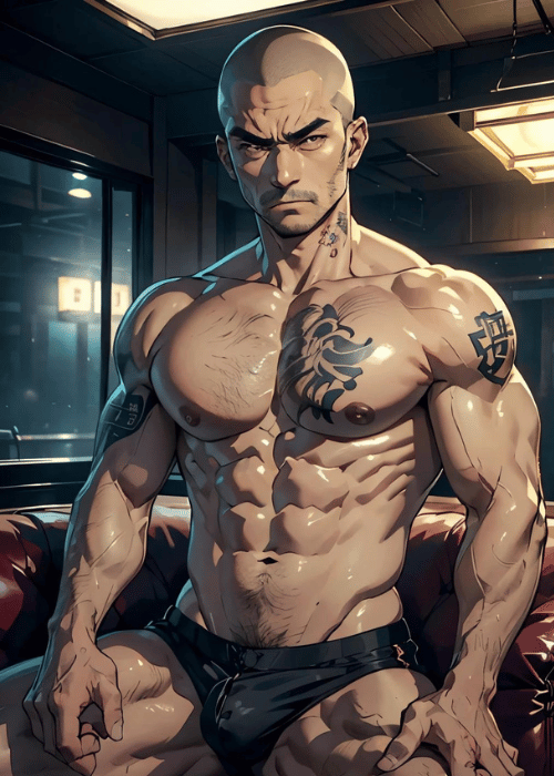 【男の門・禁断の体験談】ゲイAIエロアニメ「ヤクザの強面オヤジ」