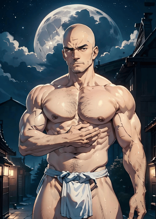 【男の門・禁断の体験談】ゲイAIエロアニメ「十五夜」