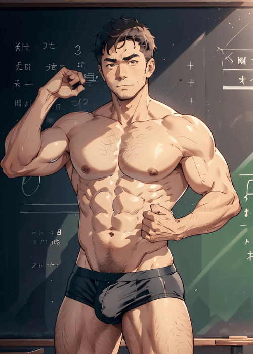 【男の門・禁断の体験談】ゲイAIエロアニメ「熱血教師」