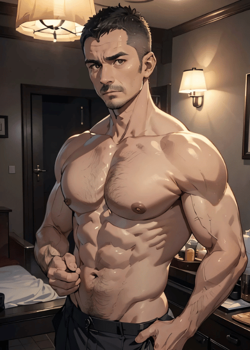 【男の門・ゲイ・禁断の体験談】ゲイAIエロアニメ「ダンディー紳士」