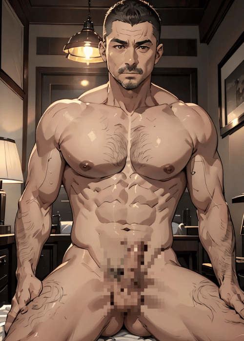 【男の門・ゲイ・禁断の体験談】ゲイAIエロアニメ「ダンディー紳士」