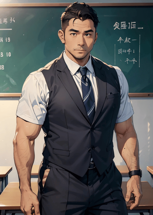 【男の門・禁断の体験談】ゲイAIエロアニメ「熱血教師」