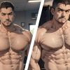 【男の門｜ゲイ｜禁断の体験談】AIエロアニメ「ジムトレマッチョ兄貴」