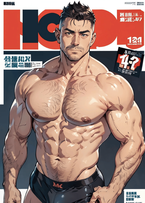【男の門｜ゲイ｜禁断の体験談】AIエロアニメ「ゲイ雑誌」