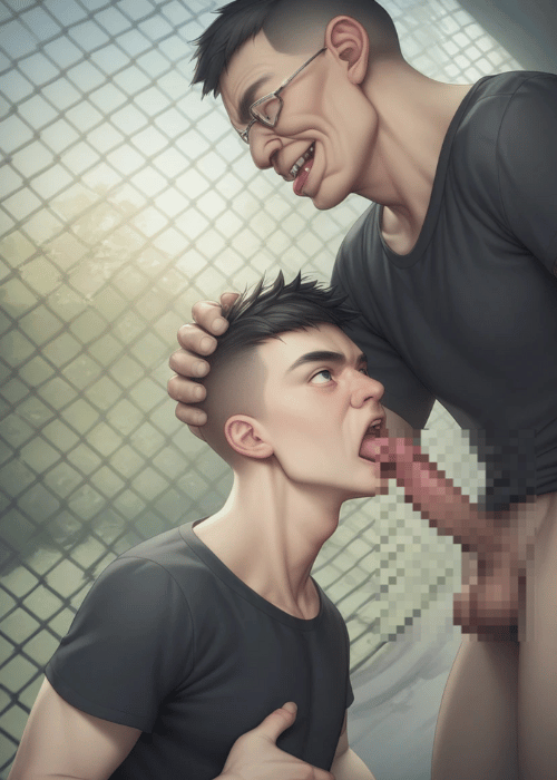 【男の門｜ゲイ｜禁断の体験談】AIエロアニメ「野外ハッテン」