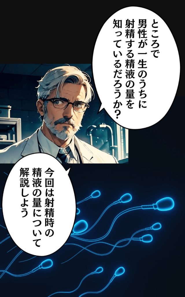 【男の門｜ゲイ｜禁断の体験談｜エロアニメ】知っていますか？男性が一生の間に射精するザーメンの量