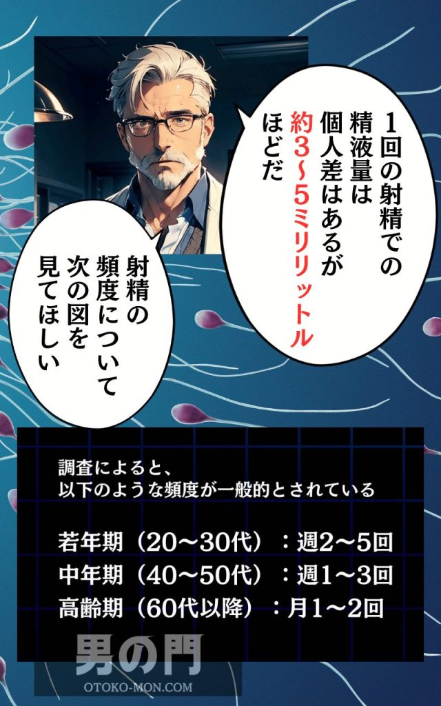 【男の門｜ゲイ｜禁断の体験談｜エロアニメ】知っていますか？男性が一生の間に射精するザーメンの量