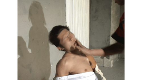 【男の門｜厳選！ゲイ動画｜SM｜調教｜浣腸】ラグビー新人部員をしごく！毛を剃り筋肉質の体を百叩き！！
